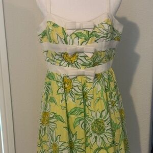 NWT Lilly Pulitzer Cheri dress size 12 limoncello sunbelievable